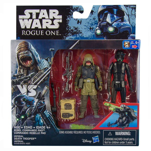 REBEL COMMANDO PAO / IMPERIAL DEATH TROOPER - ROGUE ONE