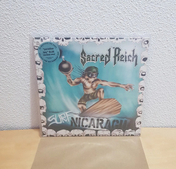 SACRED REICH - SURF IN NICARAGUA (Paradise Bay Blue Marbled) LP