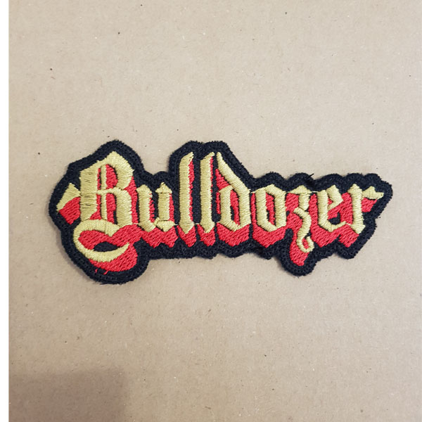 BULLDOZER EMBROIDERED LOGO PATCH