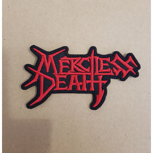 MERCILESS DEATH EMBROIDERED LOGO PATCH