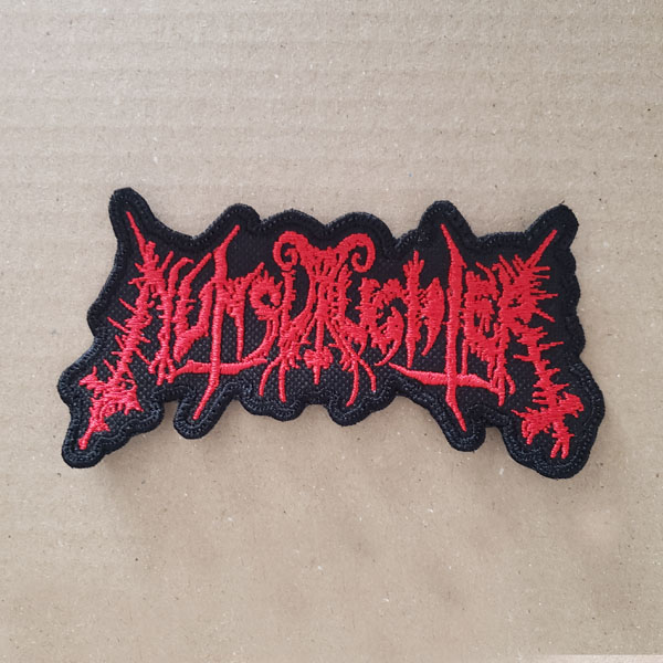 NUNSLAUGHTER EMBROIDERED LOGO PATCH (Red)