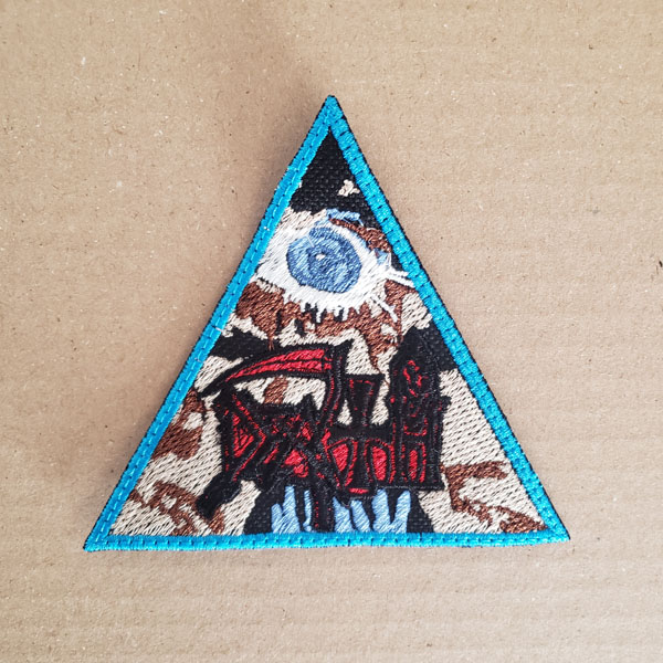 DEATH - SYMBOLIC EMBROIDERED PATCH (Blue)
