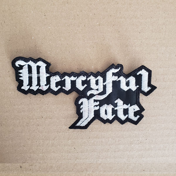 MERCYFUL FATE EMBROIDERED LOGO PATCH (White)