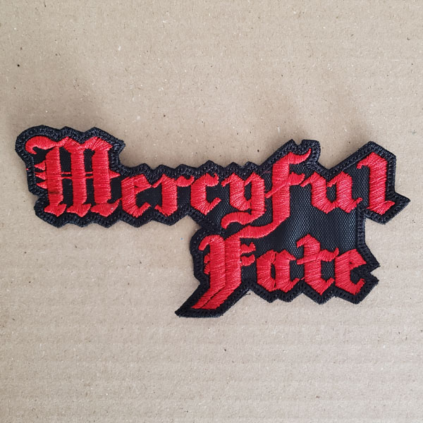 MERCYFUL FATE EMBROIDERED LOGO PATCH (Red/black)