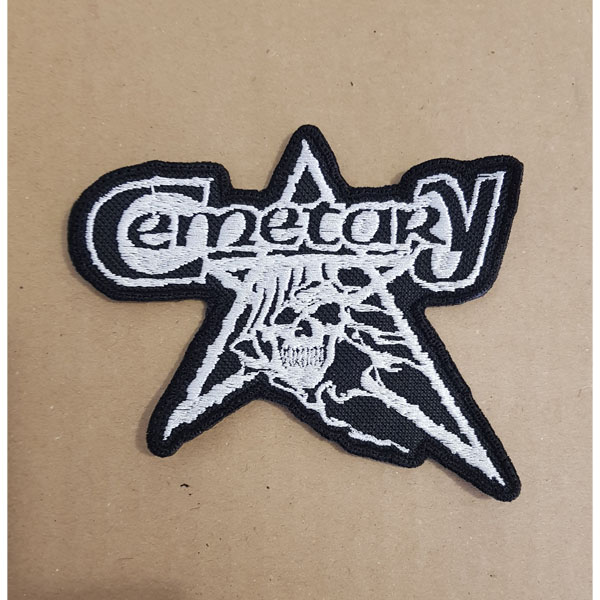 CEMETARY EMBROIDERED LOGO PATCH