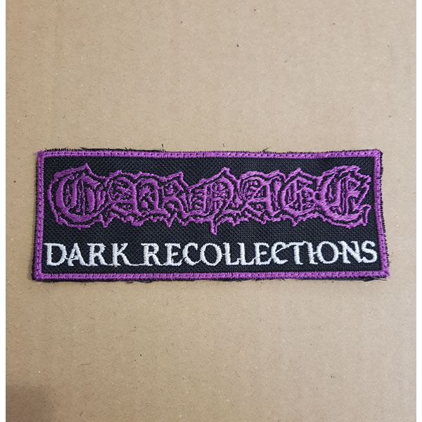 CARNAGE - DARK RECOLLECTIONS EMBROIDERED LOGO PATCH (Purple)