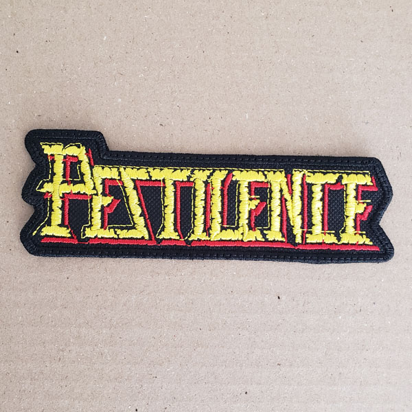 PESTILENCE EMBROIDERED LOGO PATCH