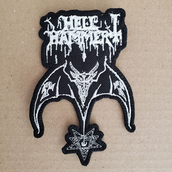 HELLHAMMER EMBROIDERED LOGO PATCH (Logo/Demon)