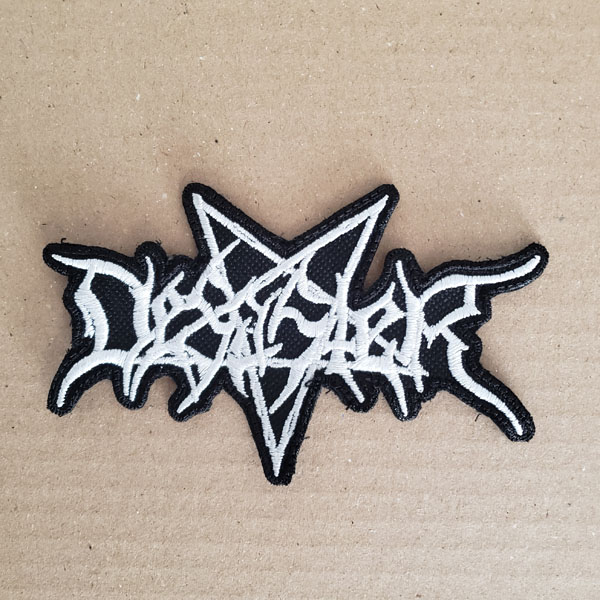 DESASTER EMBROIDERED LOGO PATCH (White)