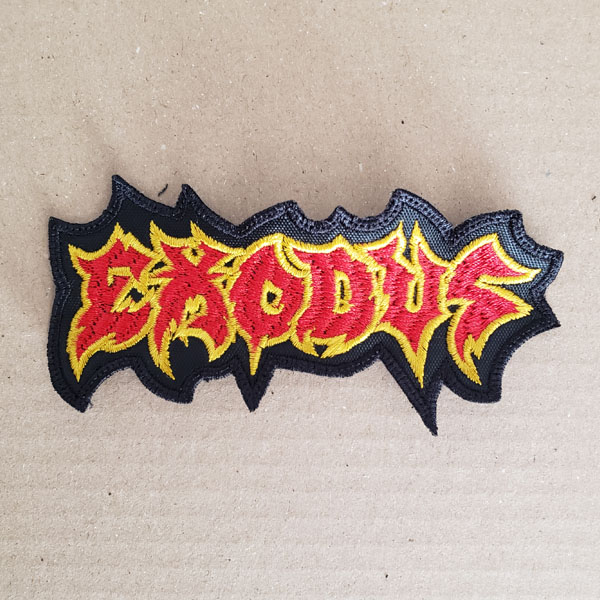 EXODUS EMBROIDERED LOGO PATCH (Red/Yellow)
