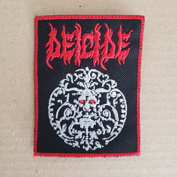 DEICIDE - DEICIDE EMBROIDERED PATCH (Red)