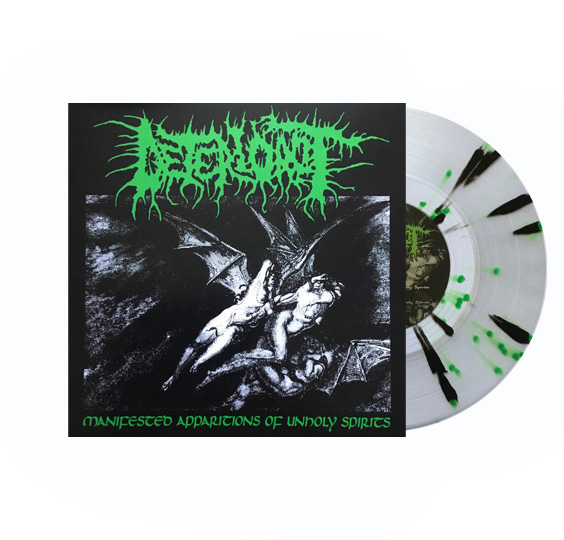 DETERIOROT - MANIFESTED APPARITIONS OF...(Clear/Black/Green Splatter) Vinyl
