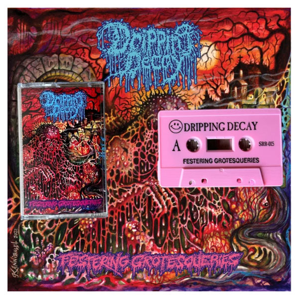 DRIPPING DECAY - FESTERING GROTESQUERIES CASSETTE (U.S.A. Import)