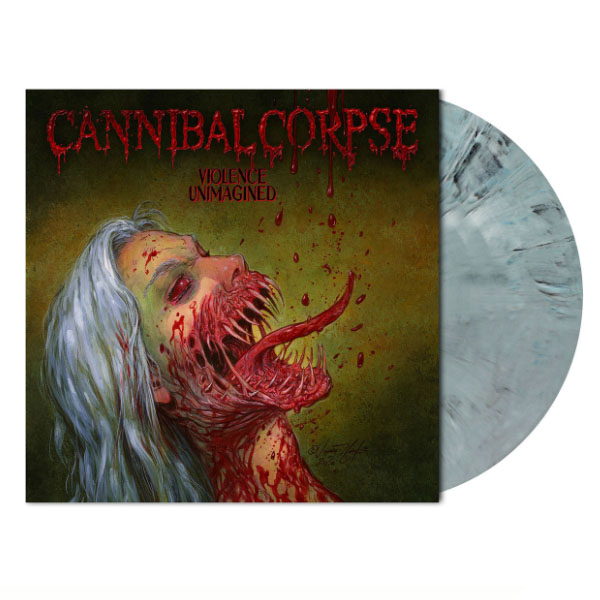CANNIBAL CORPSE - VIOLENCE UNIMAGINED (Silver-Gray Blue Marbled) LP