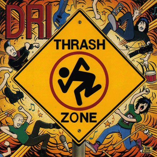 D.R.I. - THRASH ZONE CD (1989 U.S.A. Edition)