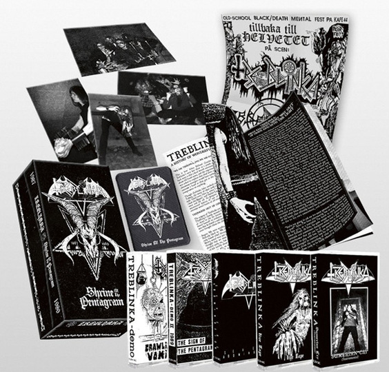 TREBLINKA - SHRINE OF THE PENTAGRAM CASSETTE (Box Set)