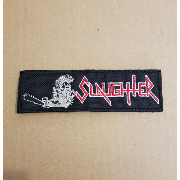 SLAUGHTER EMBROIDERED PATCH (Black)