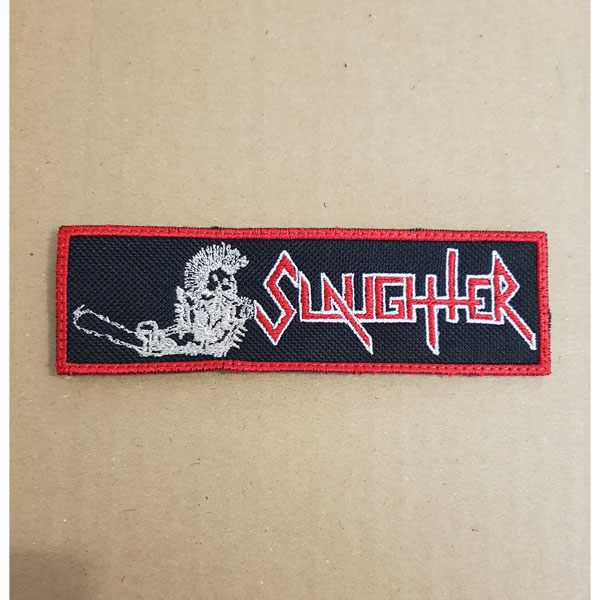 SLAUGHTER EMBROIDERED PATCH (Red)