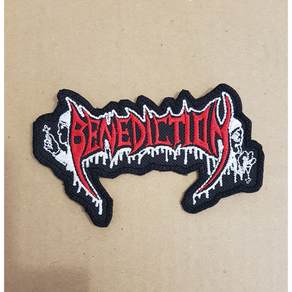 BENEDICTION EMBROIDERED LOGO PATCH (Red)