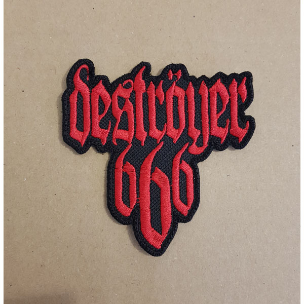 DESTROYER 666 EMBROIDERED LOGO PATCH (Red)