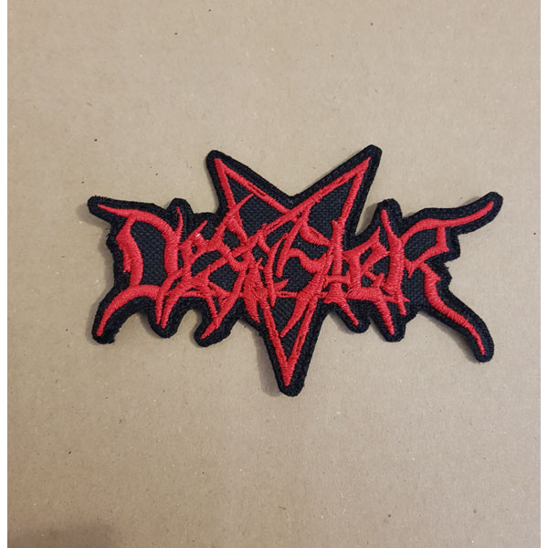 DESASTER EMBROIDERED LOGO PATCH (Red)