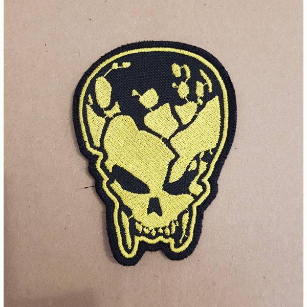 DESTRUCTION EMBROIDERED PATCH (Yellow)