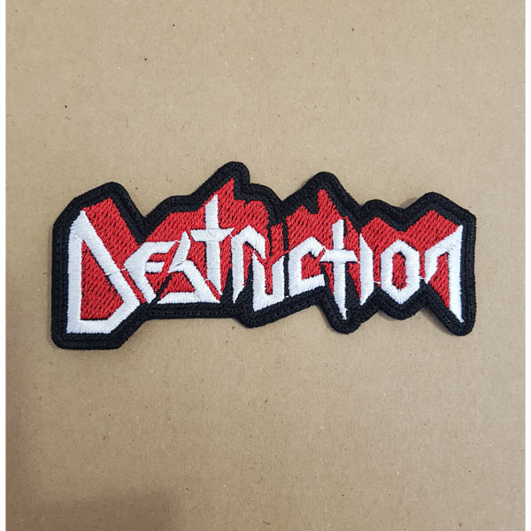 DESTRUCTION EMBROIDERED LOGO PATCH