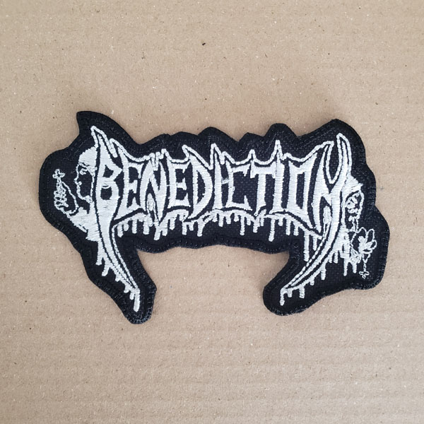 BENEDICTION EMBROIDERED LOGO PATCH (White)