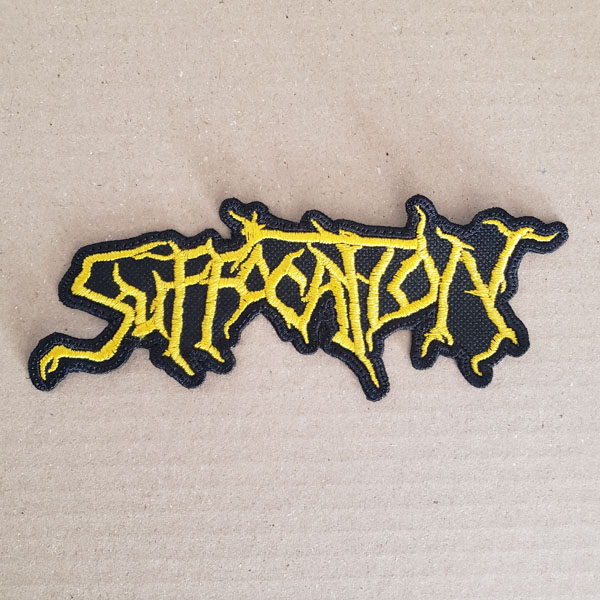 SUFFOCATION EMBROIDERED LOGO PATCH (Yellow)