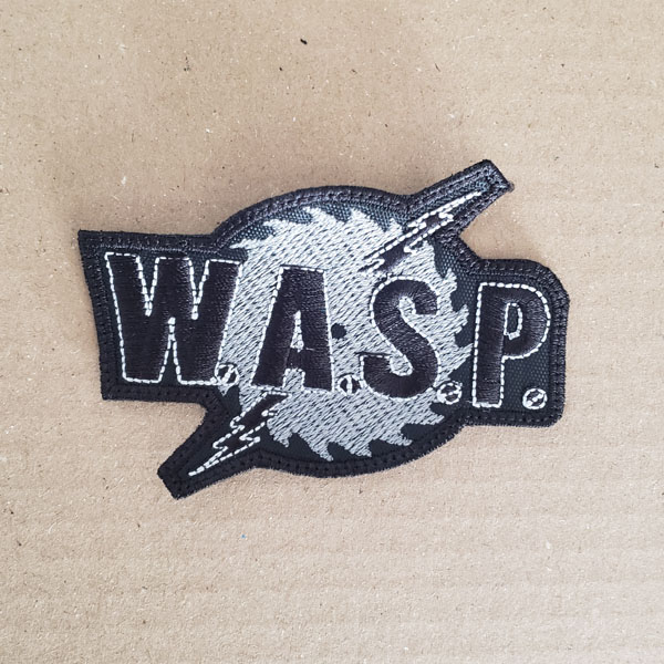 W.A.S.P. EMBROIDERED LOGO PATCH (Black)