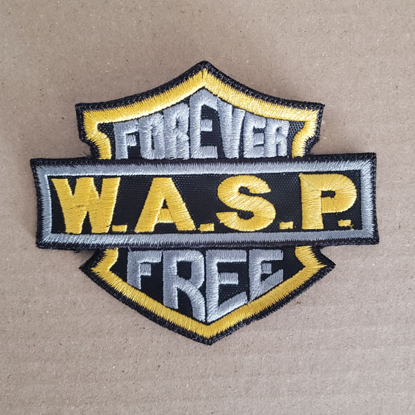 W.A.S.P. EMBROIDERED LOGO PATCH (Yellow)