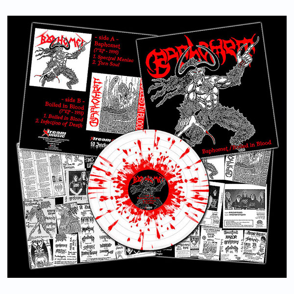 BAPHOMET - BAPHOMET/BOILED IN BLOOD (10 Inches) MLP