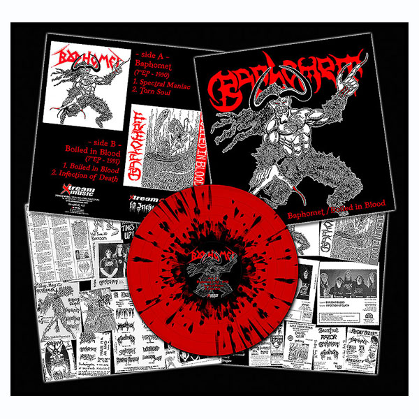 BAPHOMET - BAPHOMET/BOILED IN BLOOD (10 Inches) MLP