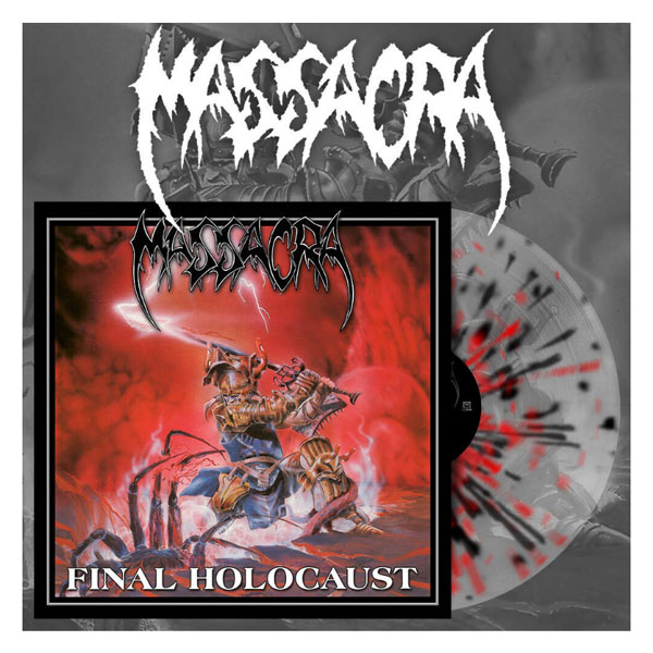 MASSACRA - FINAL HOLOCAUST (Clear w/ Black/Blood Splatter) LP