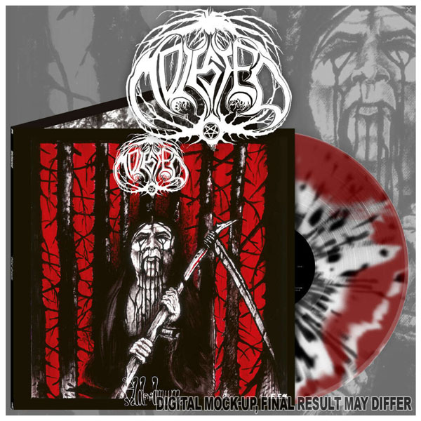 MOLESTED - BLOD DRAUM (White/Red w/ Black Splatter) LP
