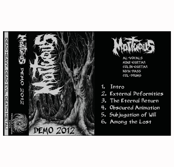MORTUOUS - DEMO 2012 CASSETTE (First Press/OOP)