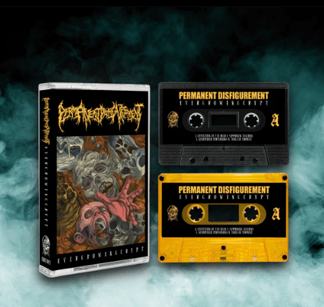 PERMANENT DISFIGUREMENT - EVERGROWINGCRYPT (Black) CASSETTE