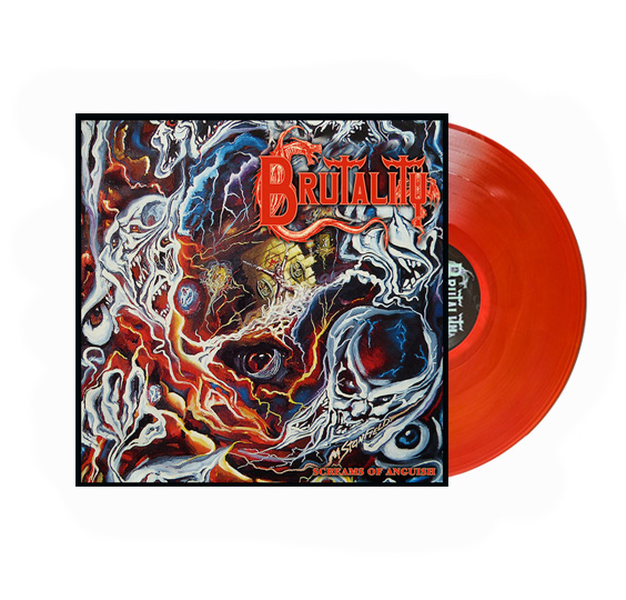 BRUTALITY - SCREAMS OF ANGUISH (Orange/Red) LP