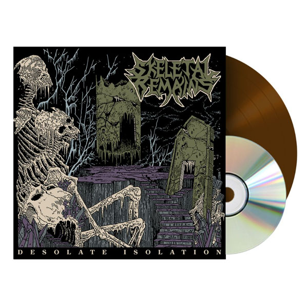 SKELETAL REMAINS - DESOLATE ISOLATION (Brown) LP + CD