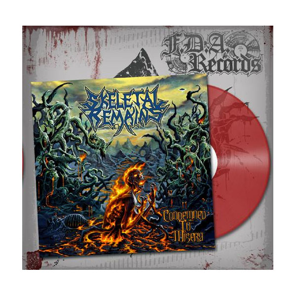 SKELETAL REMAINS - CONDEMNED TO MISERY (2018 Red Edition) LP