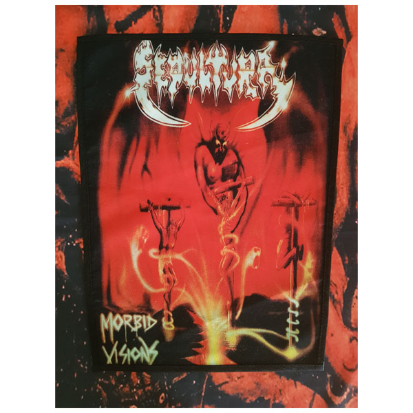 SEPULTURA - MORBID VISIONS BACK PATCH