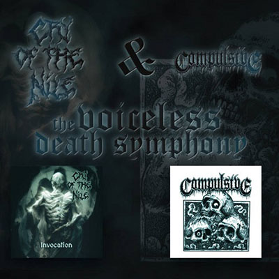 CRY OF THE NILE  / COMPULSIVE - THE VOICELESS DEATH SYMPHONY SPLIT CD