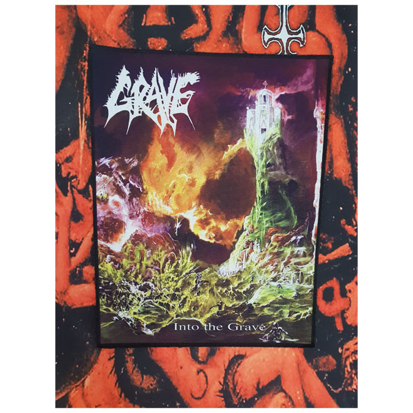 GRAVE - INTO THE GRAVE BACK PATCH