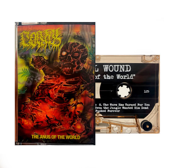 MORTAL WOUND - THE ANUS OF THE WORLD CASSETTE