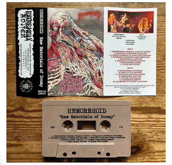 HEMORRHOID - RAW MATERIALS OF DECAY CASSETTE