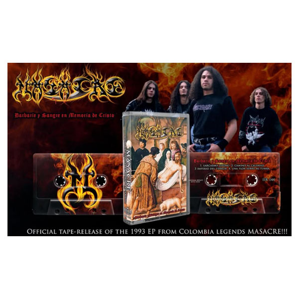 MASACRE - BARBARIE Y SANGRE EN MEMORIA DE CRISTO CASSETTE