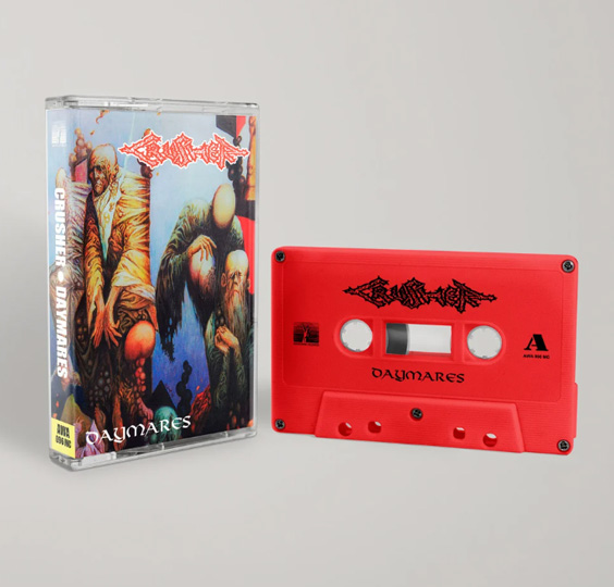 CRUSHER - DAYMARES CASSETTE (Red Shell)