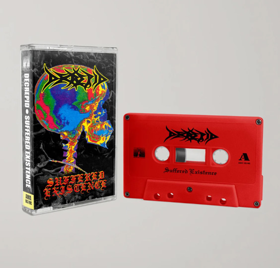 DECREPID - SUFFERED EXISTENCE CASSETTE (Red Shell)