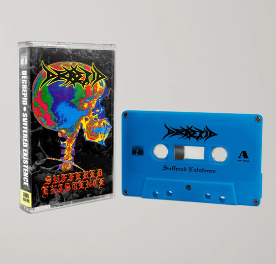 DECREPID - SUFFERED EXISTENCE CASSETTE (Blue Shell)