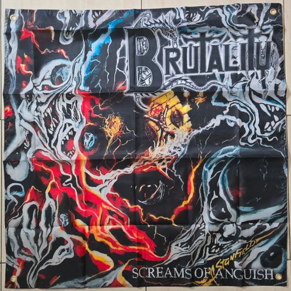 BRUTALITY - SCREAMS OF ANGUISH FLAG